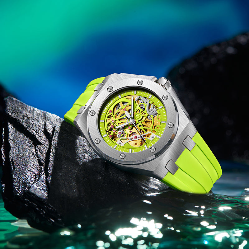 Luxury Sports Men Watch, Top Brand Automatic Mechanical Wristwatch, Waterproof Fashion Watch Gift