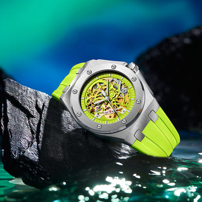Luxury Sports Men Watch, Top Brand Automatic Mechanical Wristwatch, Waterproof Fashion Watch Gift