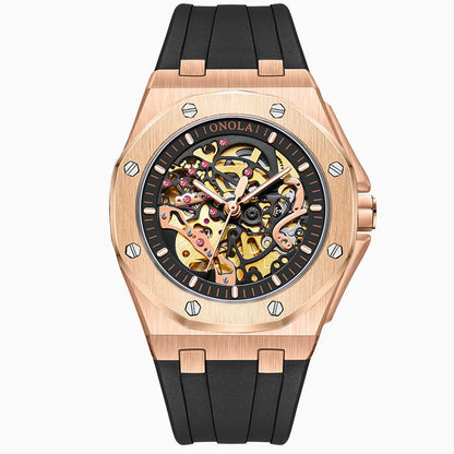 Luxury Sports Men Watch, Top Brand Automatic Mechanical Wristwatch, Waterproof Fashion Watch Gift