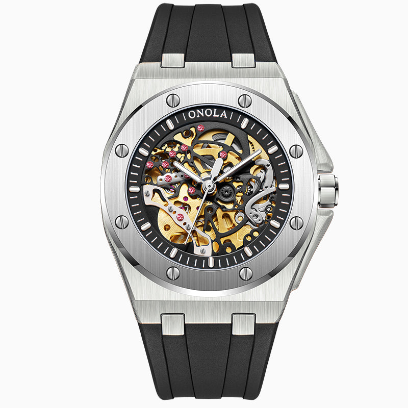 Luxury Sports Men Watch, Top Brand Automatic Mechanical Wristwatch, Waterproof Fashion Watch Gift