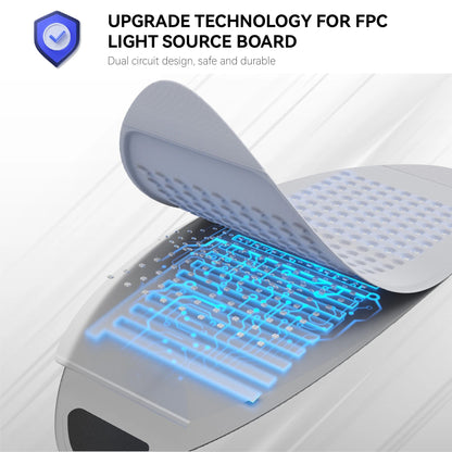 Hello Face L6 LED Red Light Therapy Mask For Anti Aging And Glow Skin Care With Dual Wavelength Tec 3