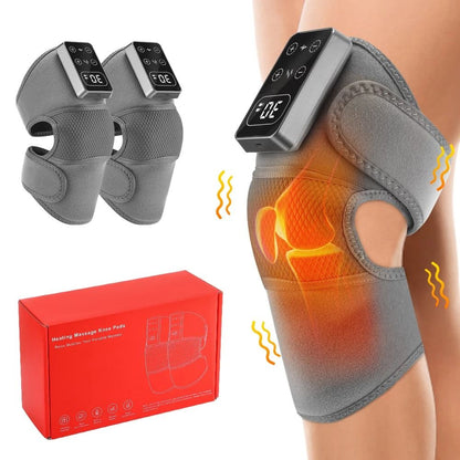 Electric Knee Massager with Heat and Vibration Therapy