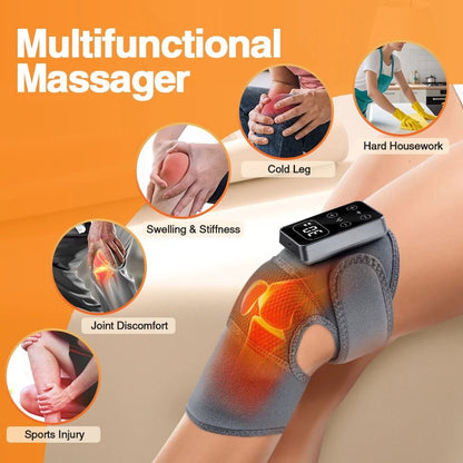 Electric Knee Massager With Heat And Vibration Therapy 1