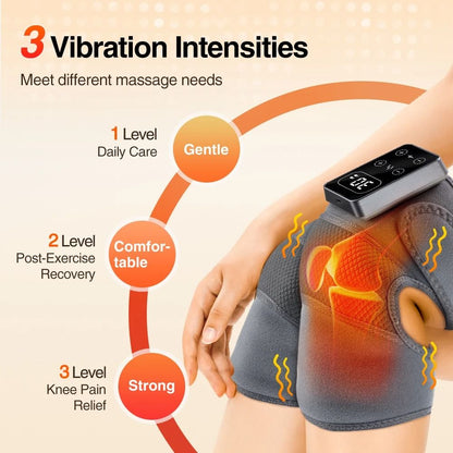 Electric Knee Massager With Heat And Vibration Therapy 2
