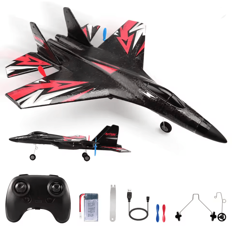 High Performance SU27 Foam Jet Glider With LED Night Lights 2