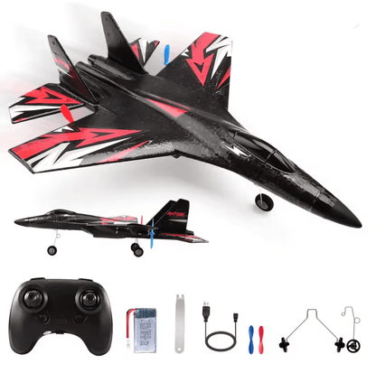 High Performance SU27 Foam Jet Glider With LED Night Lights 2
