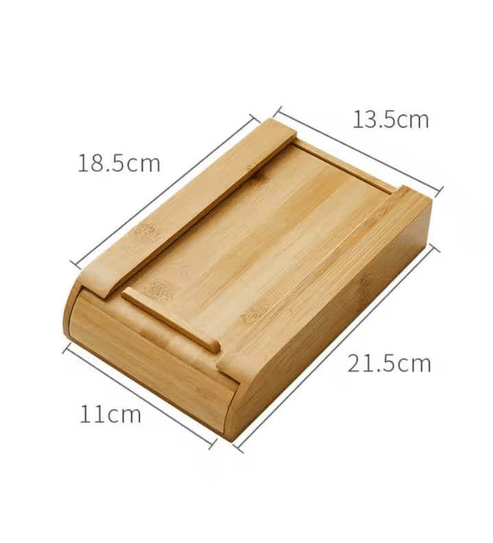 Natural Wooden Under Desk Sliding Storage Drawer 3
