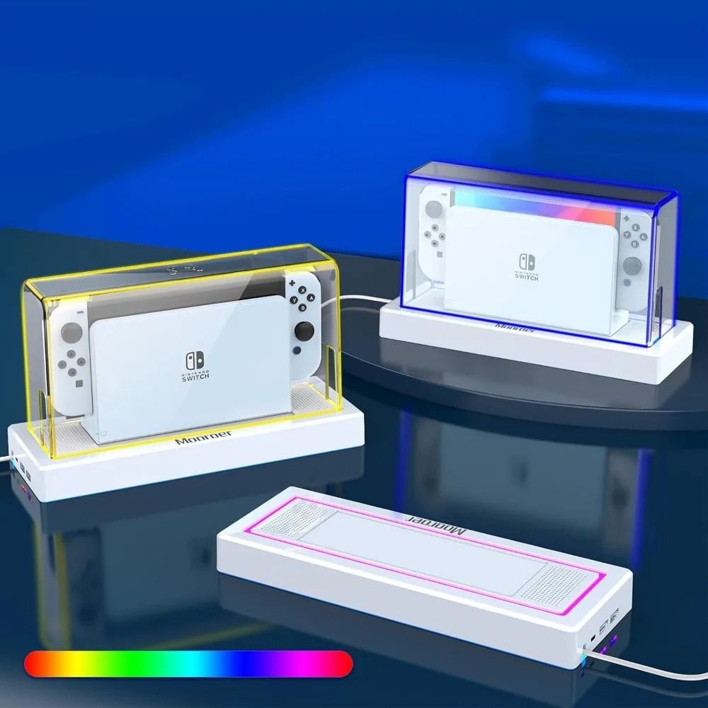 LED Display Dust Cover For Nintendo Switch OLED Dock 5