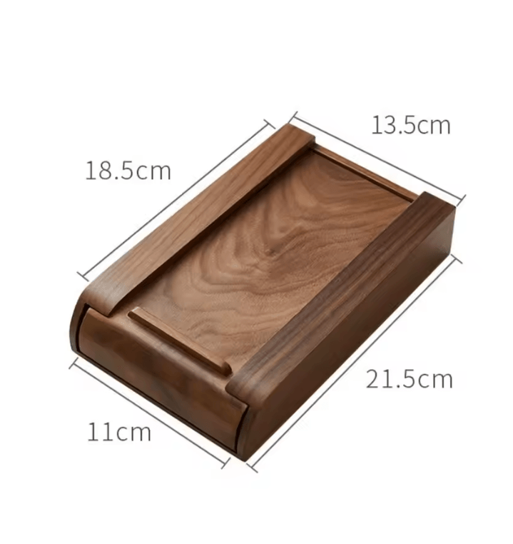 Natural Wooden Under Desk Sliding Storage Drawer 5