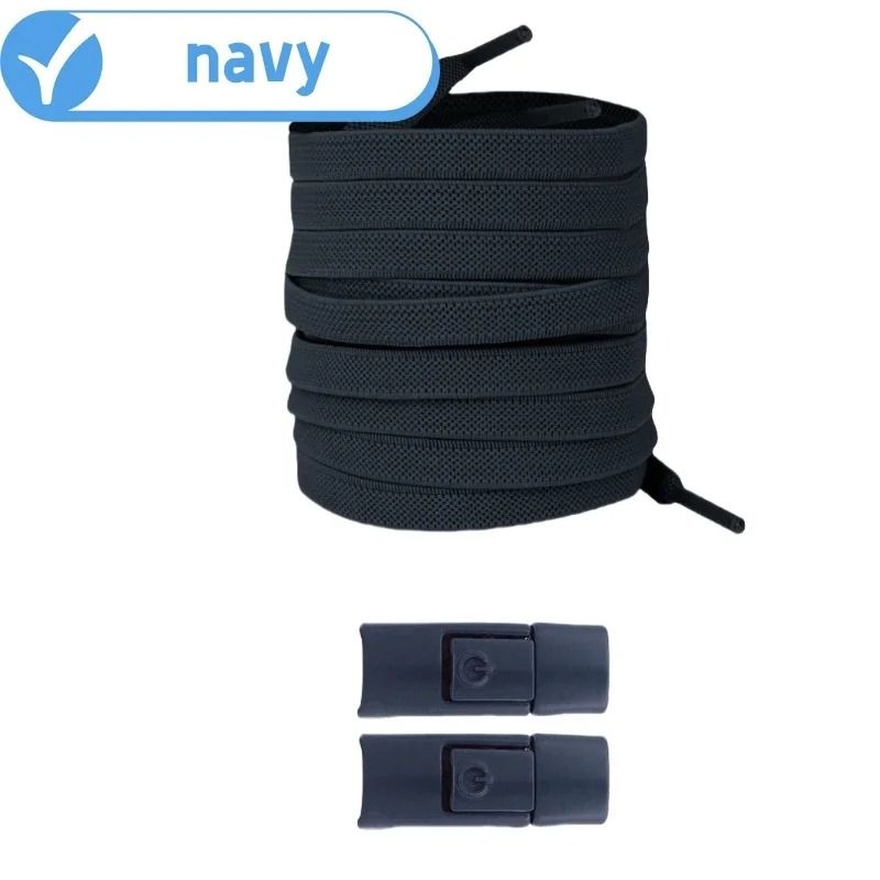 Elastic No Tie Shoelaces With Press Lock For Kids And Adults With Flat 8mm Design For Sneakers And  11