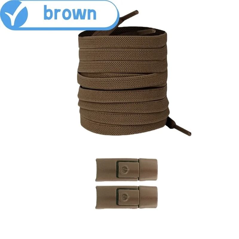 Elastic No Tie Shoelaces With Press Lock For Kids And Adults With Flat 8mm Design For Sneakers And  12