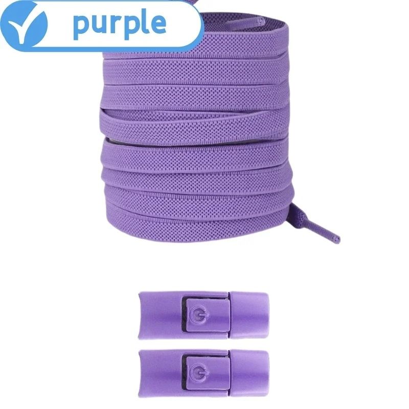 Elastic No Tie Shoelaces With Press Lock For Kids And Adults With Flat 8mm Design For Sneakers And  14