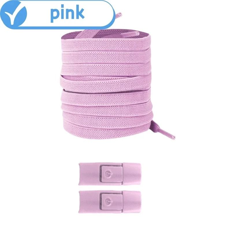 Elastic No Tie Shoelaces With Press Lock For Kids And Adults With Flat 8mm Design For Sneakers And  19