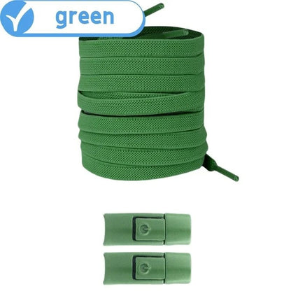 Elastic No Tie Shoelaces With Press Lock For Kids And Adults With Flat 8mm Design For Sneakers And  21