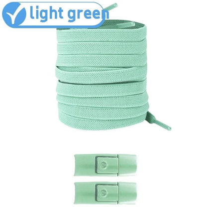 Elastic No Tie Shoelaces With Press Lock For Kids And Adults With Flat 8mm Design For Sneakers And  22