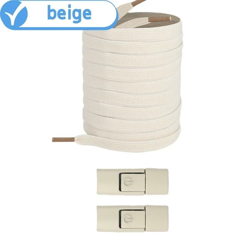 Elastic No Tie Shoelaces With Press Lock For Kids And Adults With Flat 8mm Design For Sneakers And  24