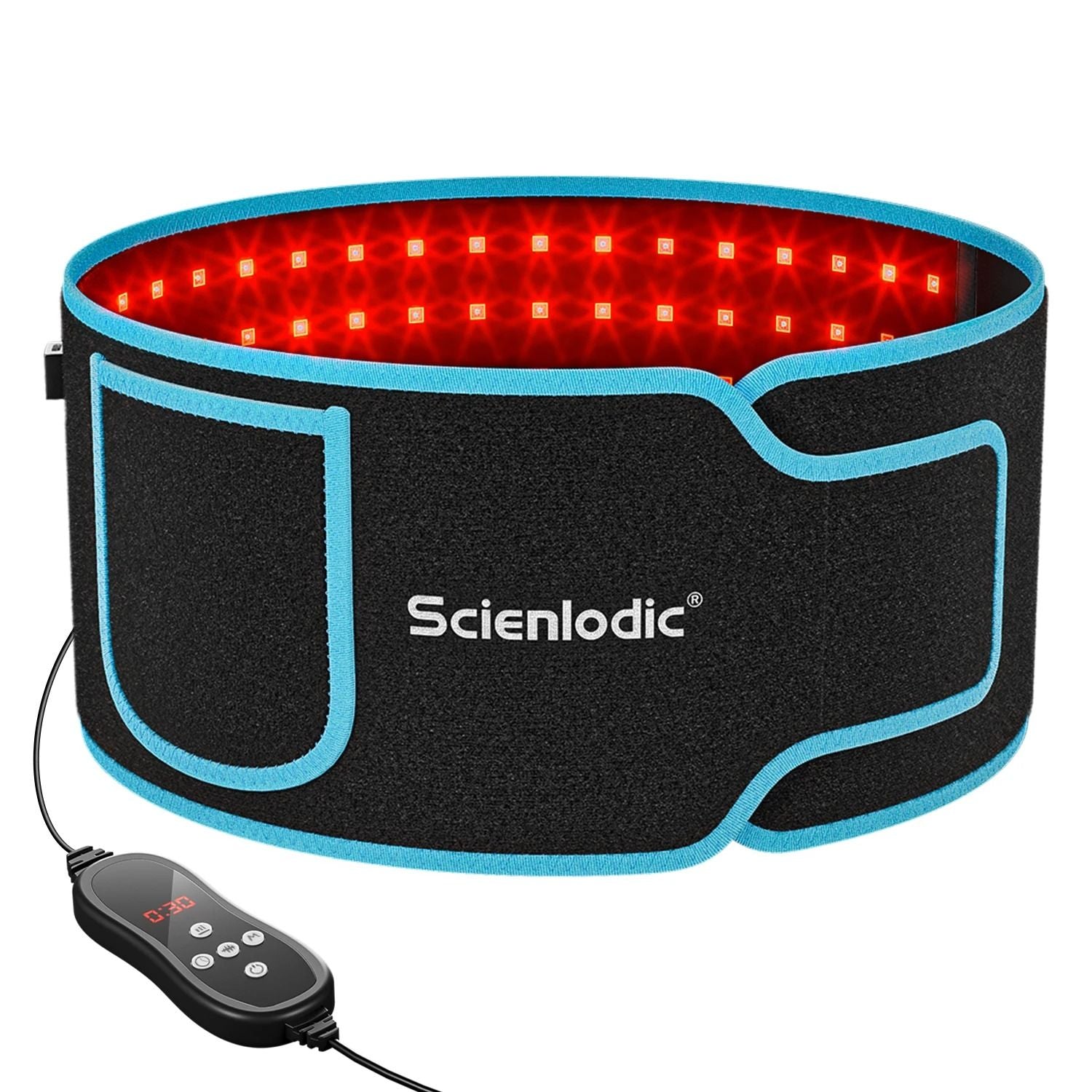 100 LED Red Light Therapy Belt With Infrared Heating For Back Pain Relief And Body Slimming Support 6