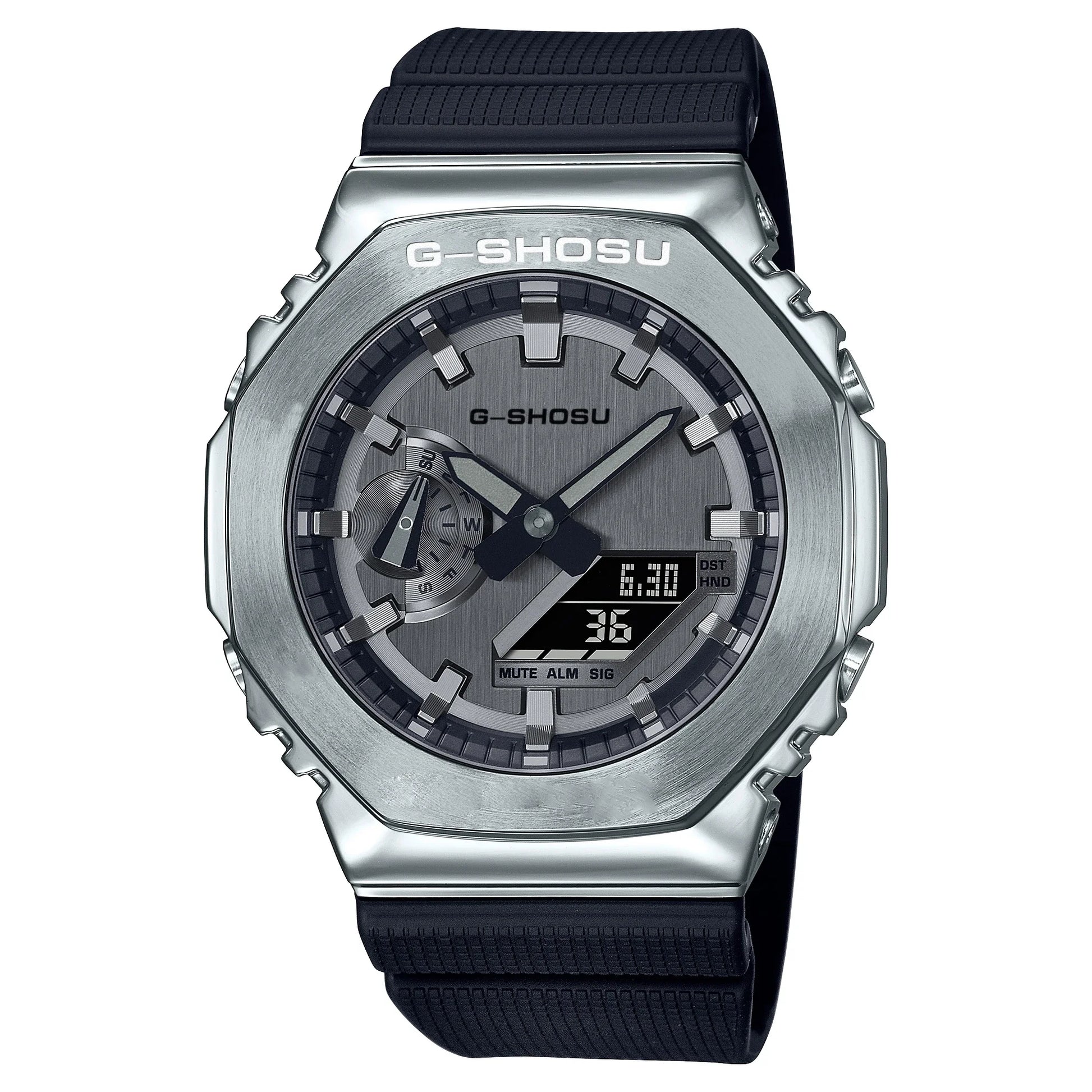 Comic Sport Unisex LED Watch, Dual Display Digital Analog Timepiece, Automatic Hand Lift Light Wrist Watch for Men Women