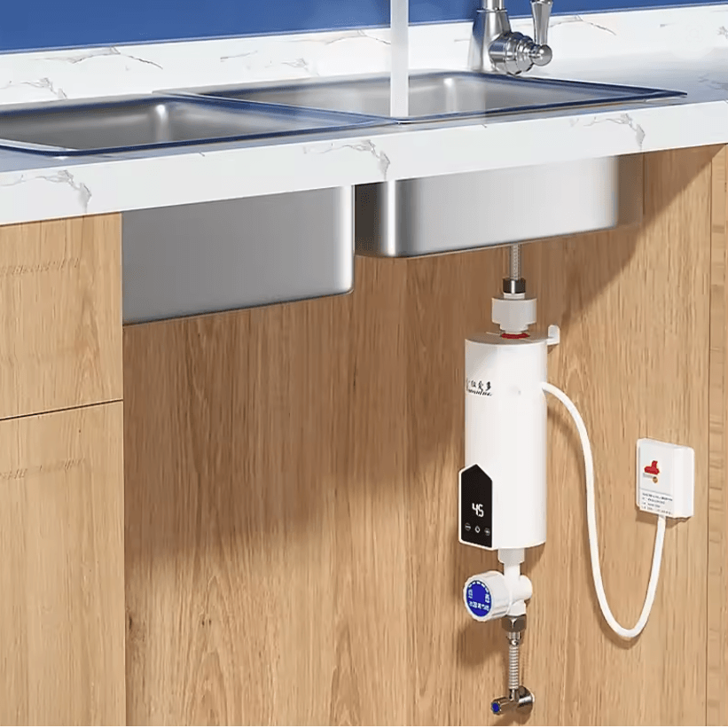 Instant Electric Tankless Water Heater 220V 3000W to 5500W for Bathroom Kitchen Shower