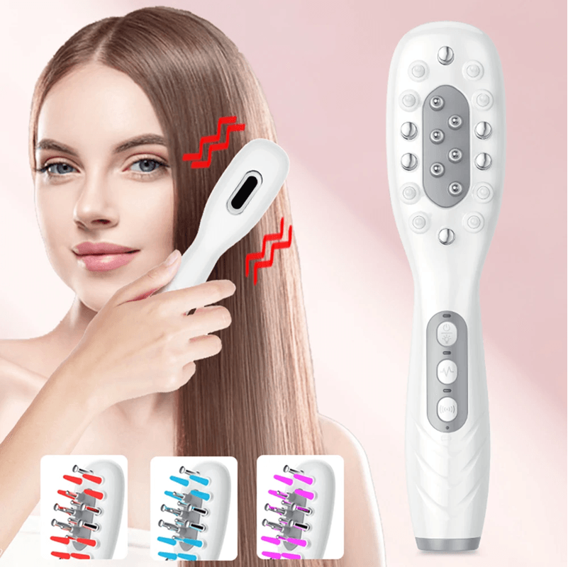 RF Microcurrent LED Scalp Massage Comb For Hair Growth And Conditioning 1