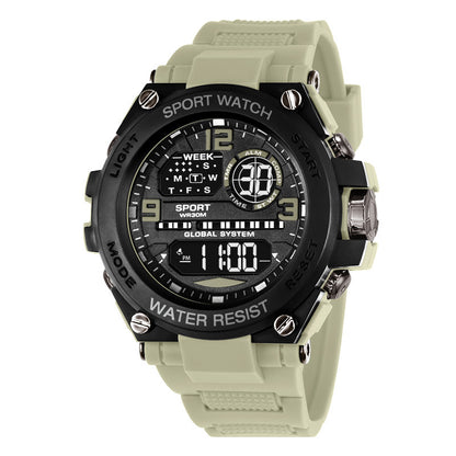 Multifunction Electronic Watches for Men, Waterproof Shockproof Sports Wristwatch, Drop Resistant Durable Design