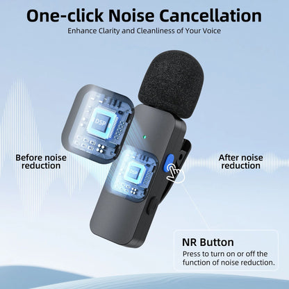 BOYA BY V Wireless Lavalier Microphone For IPhone Android Vlogging Interviews And Live Broadcast 3
