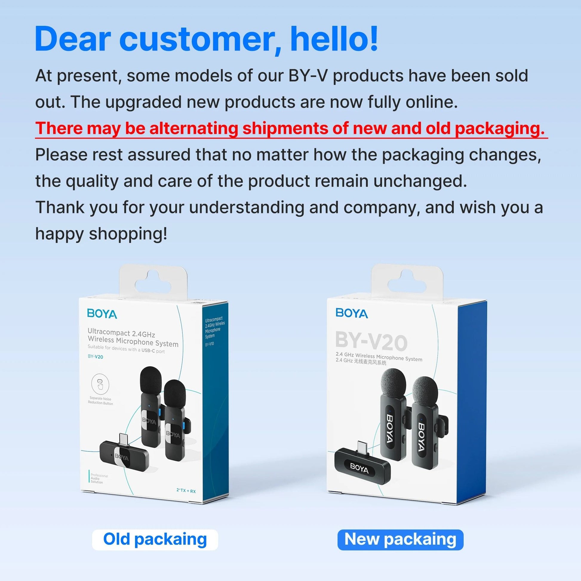 BOYA BY V Wireless Lavalier Microphone For IPhone Android Vlogging Interviews And Live Broadcast 5
