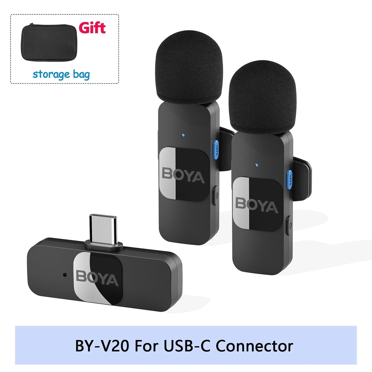 BOYA BY V Wireless Lavalier Microphone For IPhone Android Vlogging Interviews And Live Broadcast 15