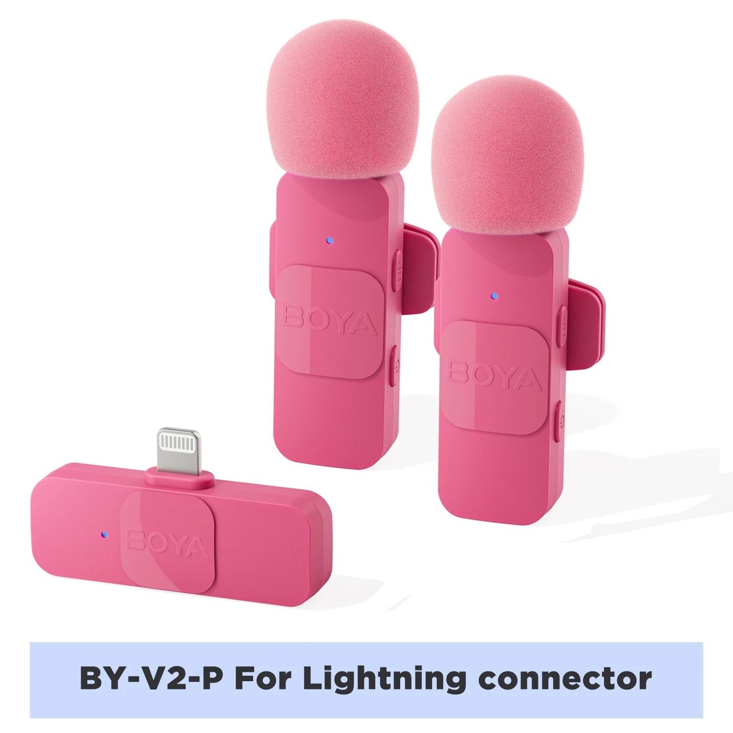 BOYA BY V Wireless Lavalier Microphone For IPhone Android Vlogging Interviews And Live Broadcast 7