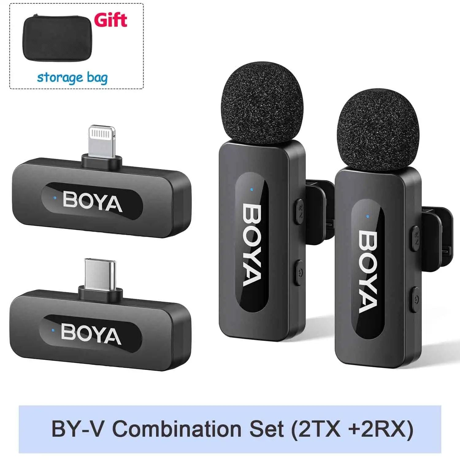 BOYA BY V Wireless Lavalier Microphone For IPhone Android Vlogging Interviews And Live Broadcast 27