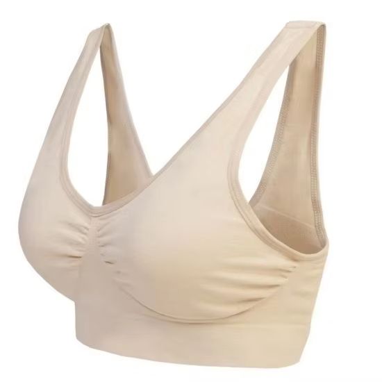 FlexFit Seamless Wireless Bralette – Plus Size, Push-Up, and Ultra-Comfortable