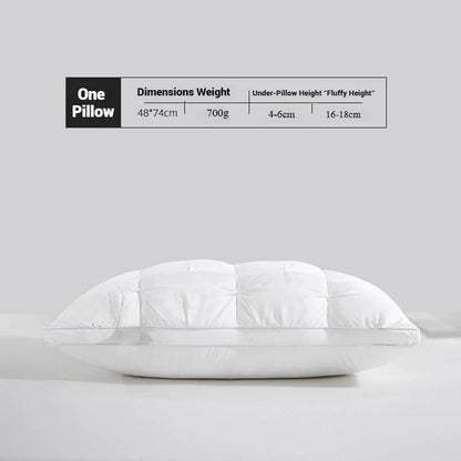 Luxury Hotel Pillow For Sleeping With Soft Bilateral Support And Breathable Three Dimensional Fill 6