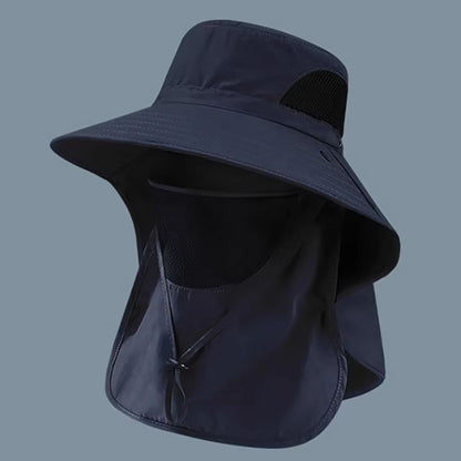 SunGuard Outdoor Fishing Hat With Neck Flap  UV Protection For Hiking  Camping 5