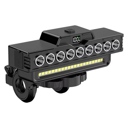 USB Rechargeable LED Bike Light With Horn Waterproof Front Headlight For MTB And Road Cycling 6