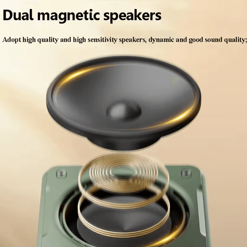 Mini Digital FM Radio Bluetooth Speaker With USB TF Card Display 1