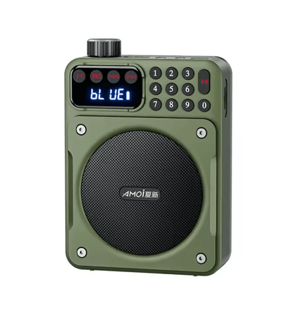 Mini Digital FM Radio Bluetooth Speaker With USB TF Card Display 4