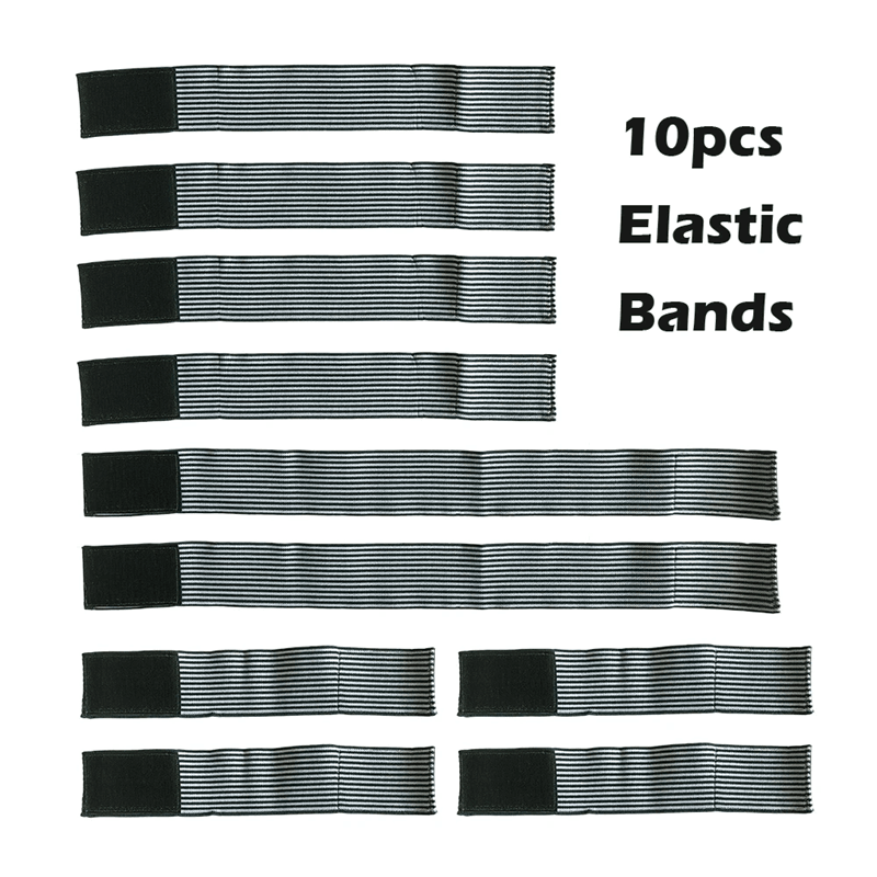 Microcurrent Conductive Silicone Electrode Pads With Adjustable Elastic Bands For EMS Strap Use 1