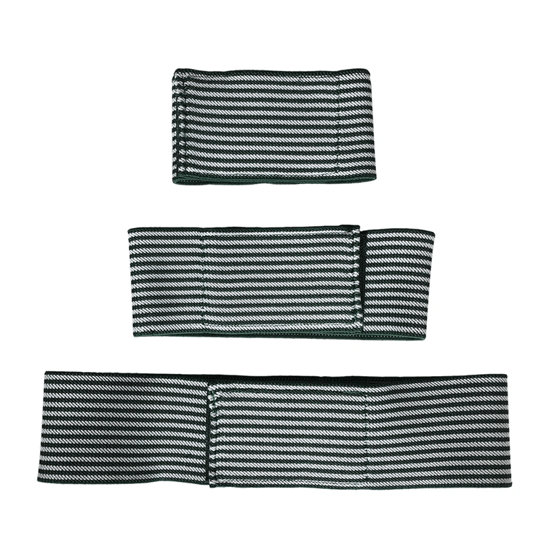 Microcurrent Conductive Silicone Electrode Pads With Adjustable Elastic Bands For EMS Strap Use 3