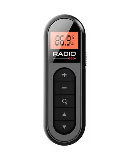 Mini Pocket Clip FM Radio With LCD Backlight Display And 35mm Headphone Jack 5