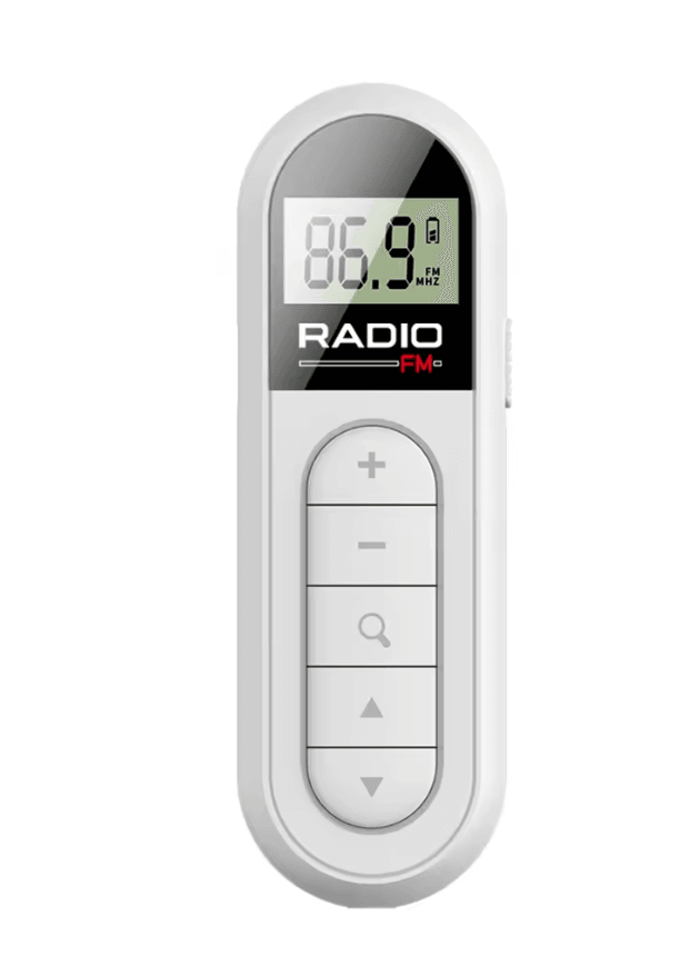 Mini Pocket Clip FM Radio With LCD Backlight Display And 35mm Headphone Jack 6