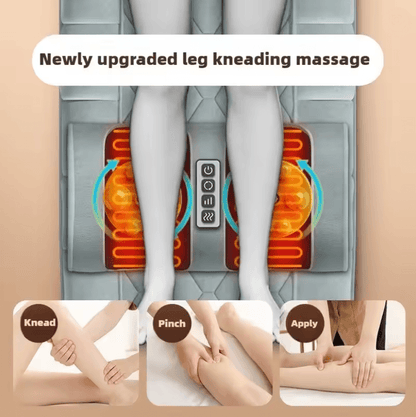 Electric Full Body Massage Mattress With Heating Airbag And Kneading Vibration Cushion 1