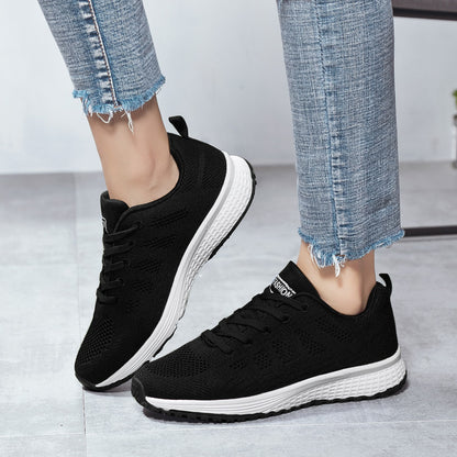 Fashion Women Sneakers, Soft Vulcanize Mesh Summer Shoes, Comfortable Lightweight Women Shoes for Casual Walking
