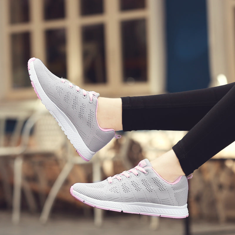 Fashion Women Sneakers Soft Vulcanize Mesh Summer Shoes Comfortable Lightweight Women Shoes For Cas 2