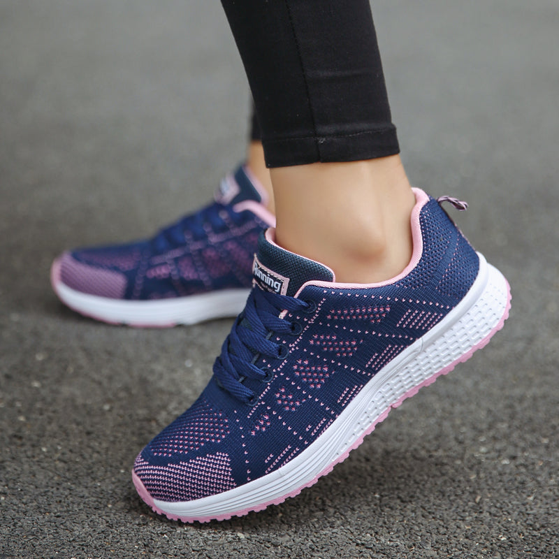 Fashion Women Sneakers Soft Vulcanize Mesh Summer Shoes Comfortable Lightweight Women Shoes For Cas 5