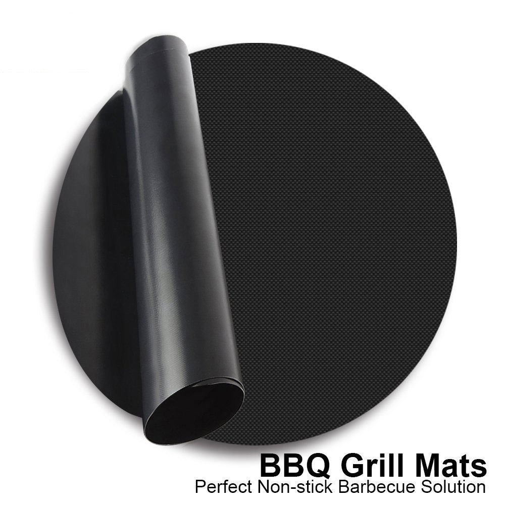 NonStick BBQ Grid Pad For HighTemperature Grilling Reusable  EasytoClean Barbecue Mesh Cooking Mat 7