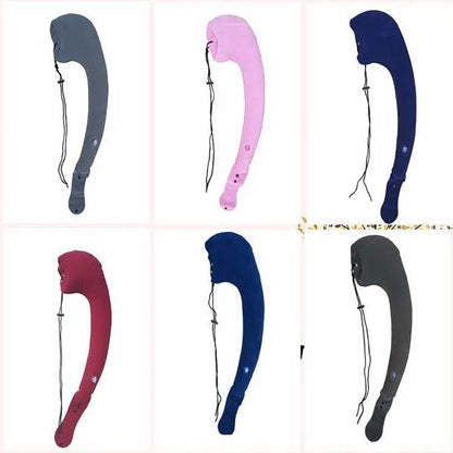 Inflatable Travel Pillow For Side Sleeping In Cars Planes And Trains 5
