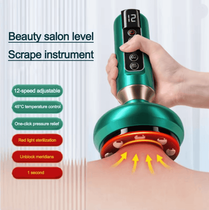 Intelligent Electric Cupping And Scraping Device With Hot Compress 1