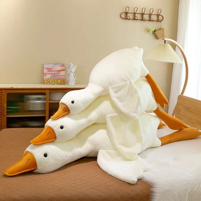 Lovely Big White Goose Plush Pillow 2