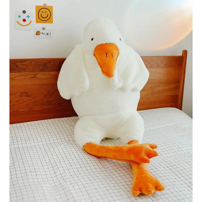 Lovely Big White Goose Plush Pillow 3