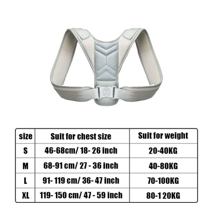 Adjustable Back Posture Corrector With Neck Brace 5
